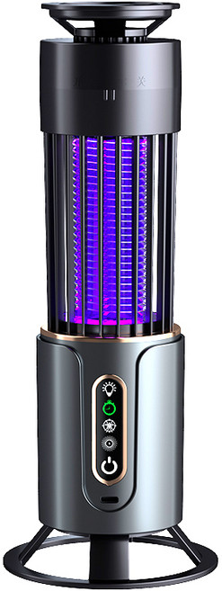 TRADER E10 電擊式滅蚊燈，720°光電誘捕與智能三檔定時功能, 雅緻灰 E10 電擊式滅蚊燈