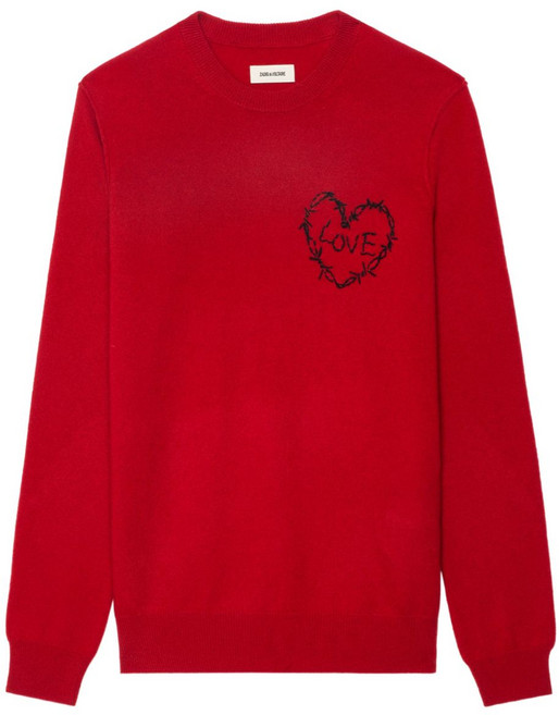 쟈딕앤볼테르 켄디 와이어 하트 스웨터