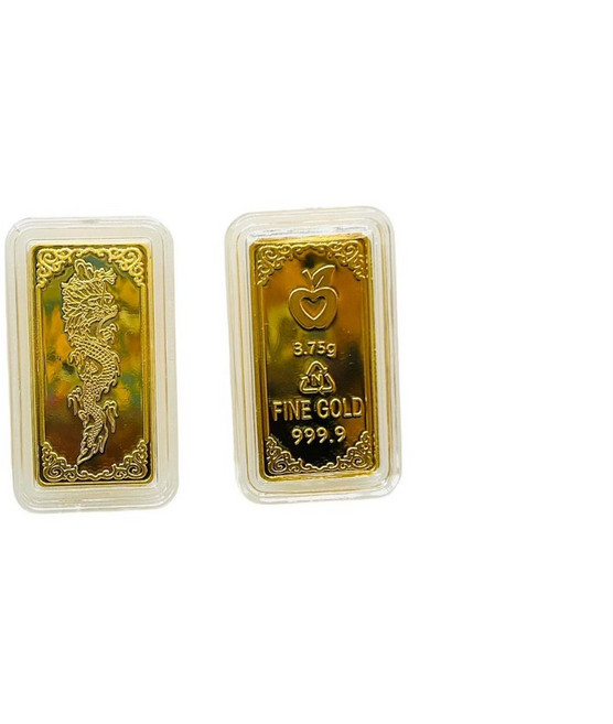 YJ宜佳珠寶 9999純金金條擺件－送禮開運收藏, 金龍 1.00錢－贈招財收納包(不挑款),禮盒袋組, 金龍