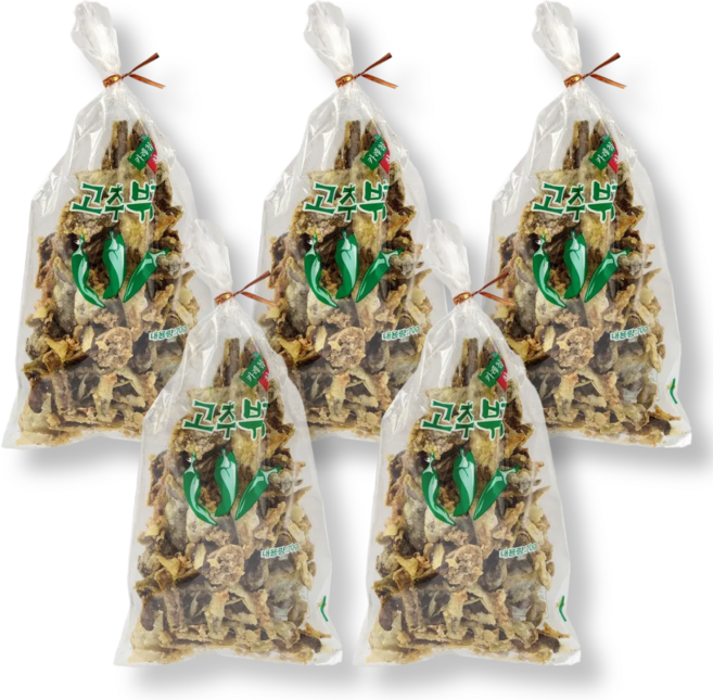 햇마루 국산 고추부각 고추튀각, 70g, 5개