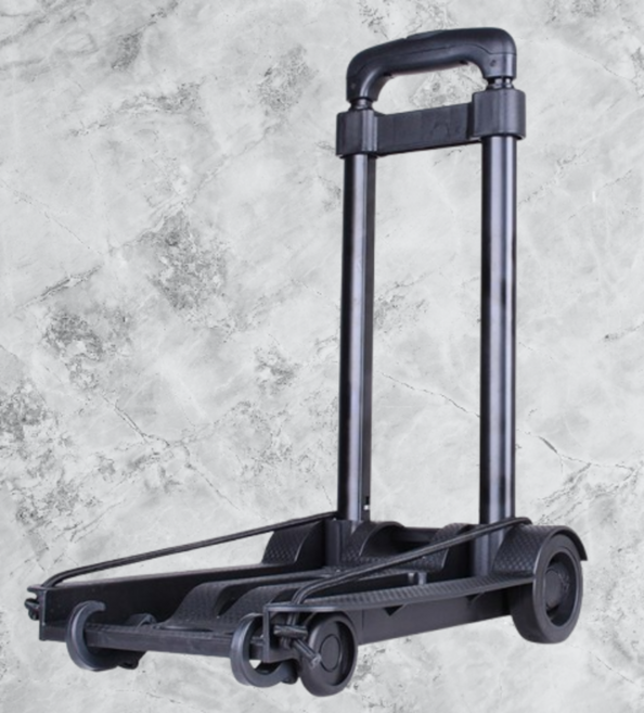 센도르 3단 접이식 고정형 카트 구루마 SDR04, 9개, 새틴 블랙