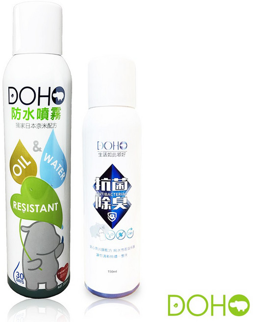DOHO 愛鞋保養組 防水除臭噴霧 有效防水、除臭 適用於各種鞋類材質, 1個, 300ml