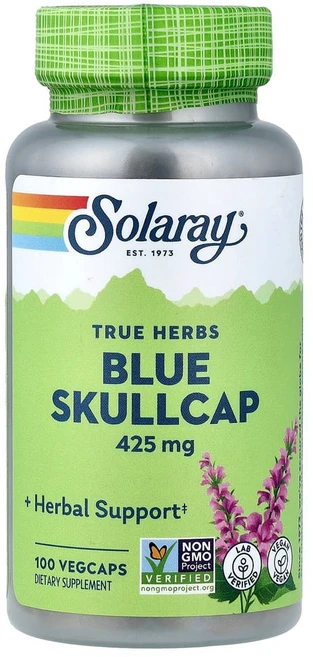 솔라레이 True Herbs 블루스컬캡 425mg 베지 캡슐 100정, SOR01560, 1개 - 쿠팡