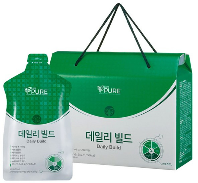리브퓨어 데일리빌드 종합 영양제 비타민 피로회복 매일 영양, 1개