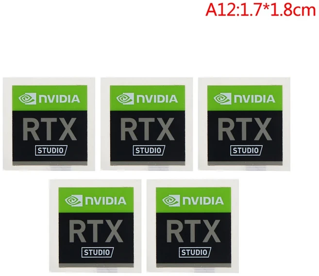5Pcs NVIDIA GTX GEFORCE IRIS 노트북 데스크탑 장식 스티커 로고 라벨 DIY 오피스 New, 01 G