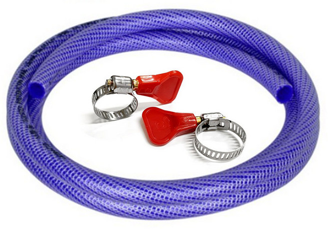 와이넷 꼬이지 않는 물호스 10M + 0625 호스밴드 2p, 1세트