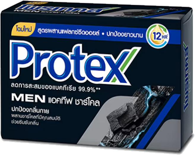 프로텍스 바 액티브 차콜 포뮬라 비누 숯 태국 자연유래 Protex soap, 60g, 1