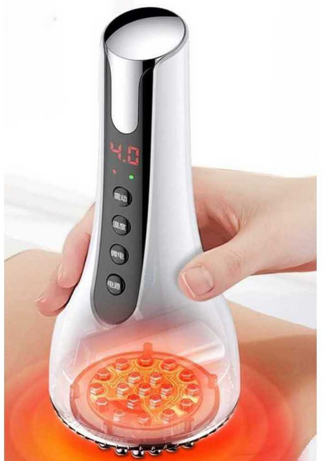 온열 마사지기 초음파치료기 가정용 저주파 관절통증, 하드커버모델온도9단+미세전기9단 진동2단