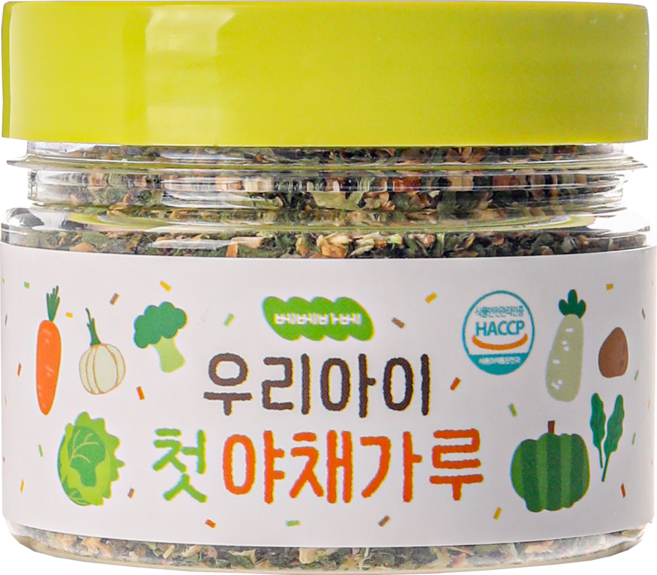 베베바베 우리아이 첫 야채가루 8종야채 이유식, 1개, 60g