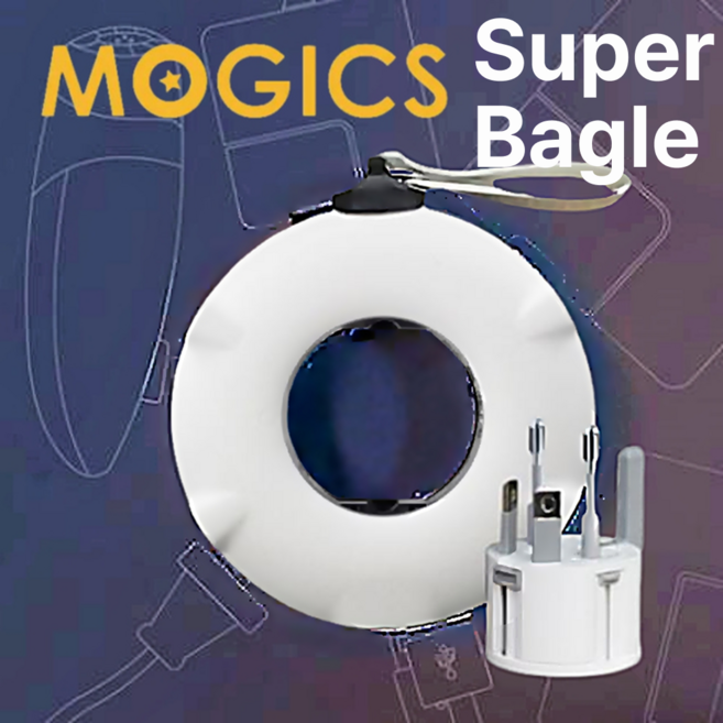 아마존보다 저렴한 모직스 멀티탭 여행용 멀티어댑터 미국 일본 호주 캐나다 영국 대만 호주 해외 여행 출장, 수퍼베이글 화이트, 1개