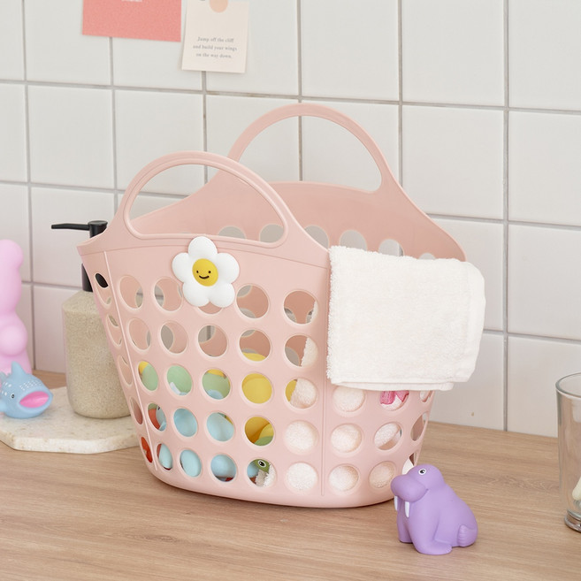 [모던하우스 인천점] 코튼캔디 데이지 멀티 바구니 PINK -[KB0625001]