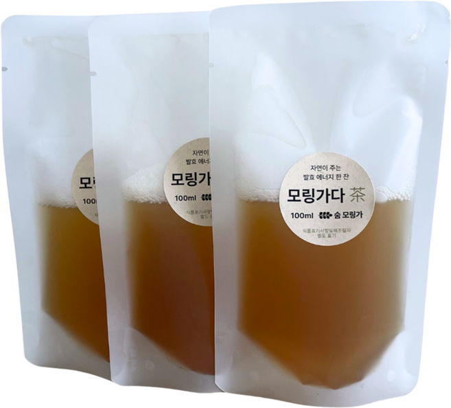 모링가차 (발효 모링가 추출액 액상차) | 국산 무농약 무첨가 고압추출, 10개, 100ml