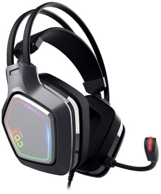 COX SCARLET 가상 7.1 진동 RGB 게이밍 헤드셋, 그레이, COX SCARLET 가상 7.1 RGB