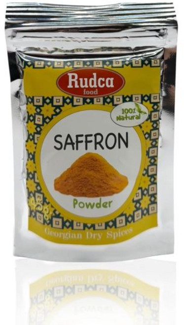 Rudca Food 루드카 푸드 사프란 천연 드라이 스파이스 그라운드 조지아산 45g (1.59 0z), Rudca Food 루드카 푸드 사프란 천연 드라이 스, 1개
