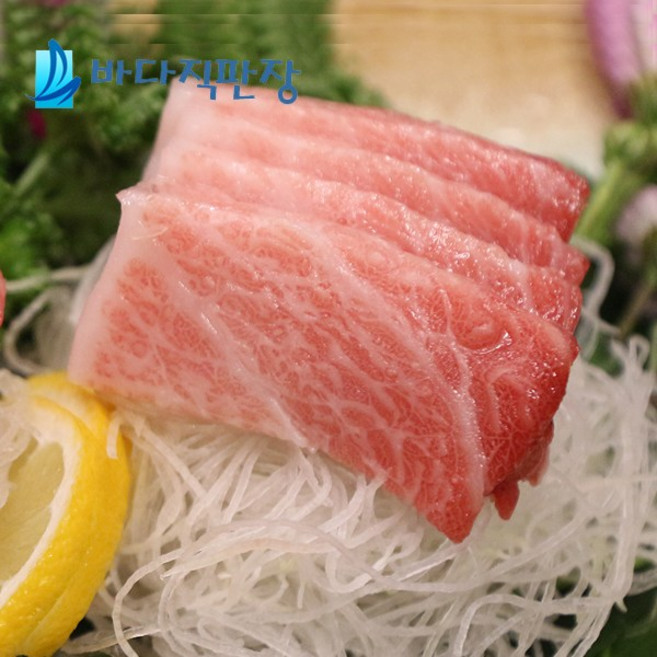 바다직판장 해동손질완료 북방 참다랑어 가마도로 목살 1급 슬라이스 참치회 가정에서 즐기는 참치요리, 1개, 400g