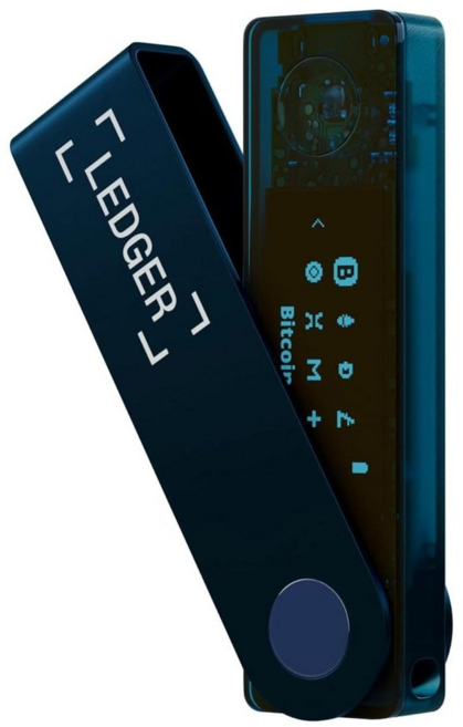 Ledger Nano X Hardware Wallet Bluetooth 렛저나노x 콜드월렛 가상화폐지갑 비트코인지갑 코인월렛 Sapphire Blue 정품 새상품 미개봉