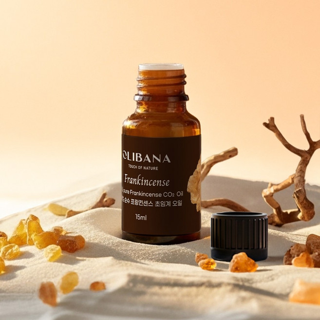 [올리바나] 프랑킨센스 초임계 에센셜오일 천연 100% 순수 원액 아로마테라피 15ml, 1개, 프랑킨센스향