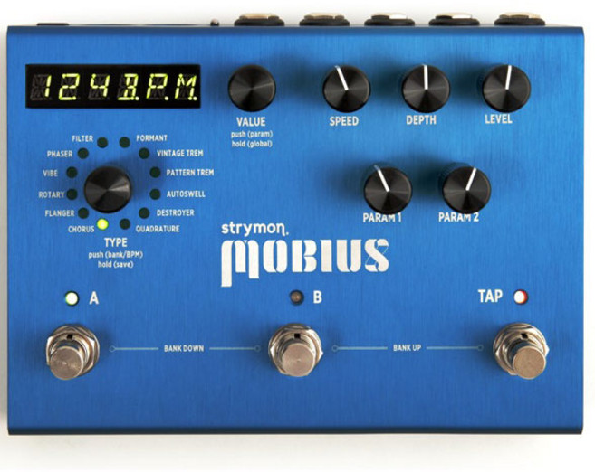 Strymon Mobius MOD Pedal 모듈레이션페달, 1개