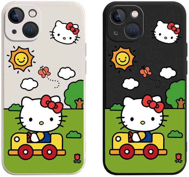 할로키티 봉봉카 실리콘 휴대폰 케이스
