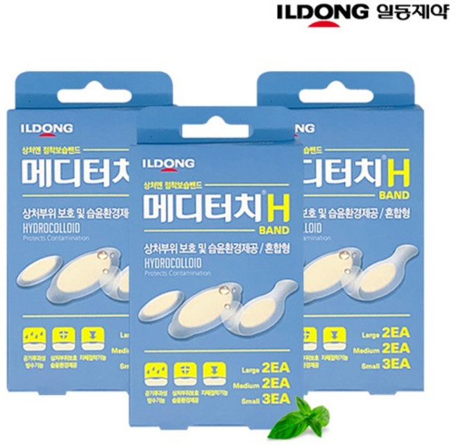 일동제약 메디터치H 혼합형 7매(소형3매중형2매대형2매) x 3개, 1개