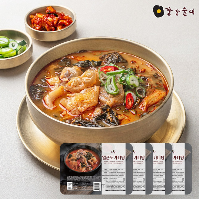 [강강술래] 얼큰 도가니탕 1kg x 4개
