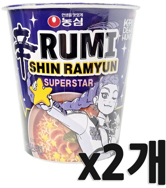 농심 신라면 컵 65g, 2개