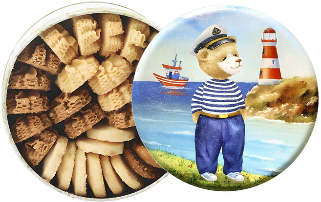 제니베이커리 스마트 베어 4종 믹스 버터쿠키, 1개, 320g