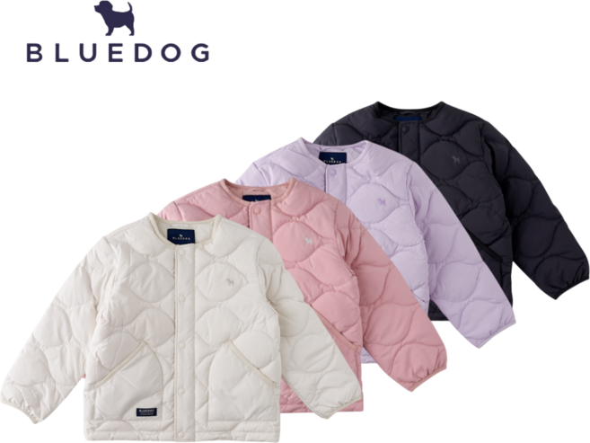 [매장발송]블루독 아동 경량패딩 등원 간절기 자켓