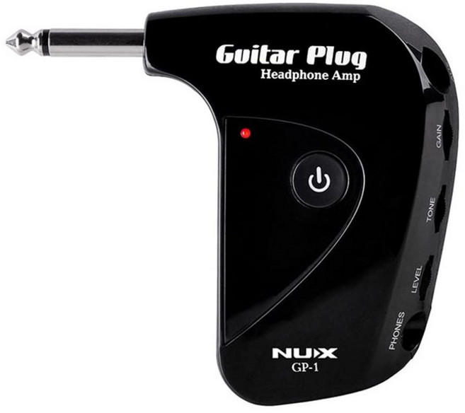 [헤드폰AHP-1000 첨부]NUX 뉴엑스 GP-1 일렉트릭 기타용 휴대용 헤드폰 앰프