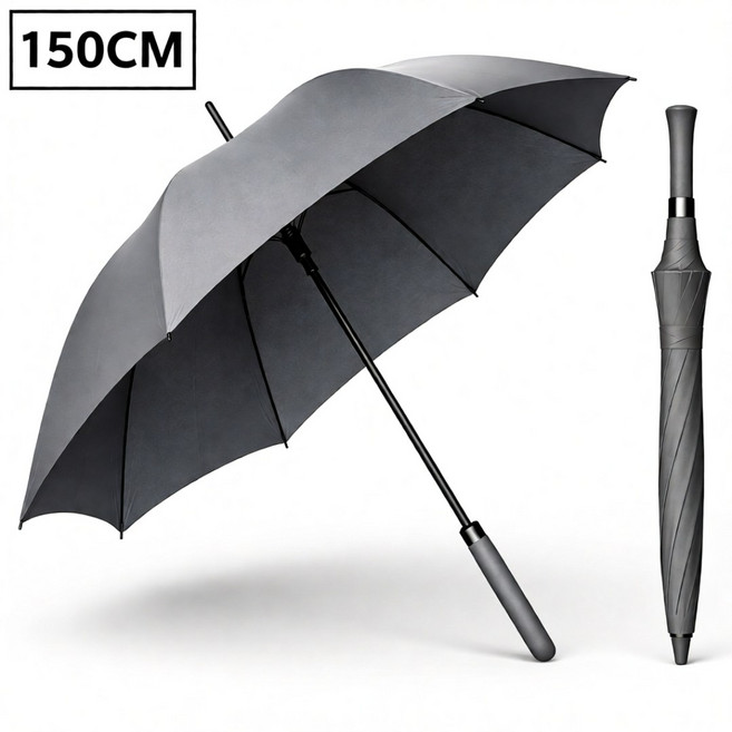 슈렌다 원터치 튼튼한 장우산 자외선 UV차단 여름 장마용 남녀공용 골프우산