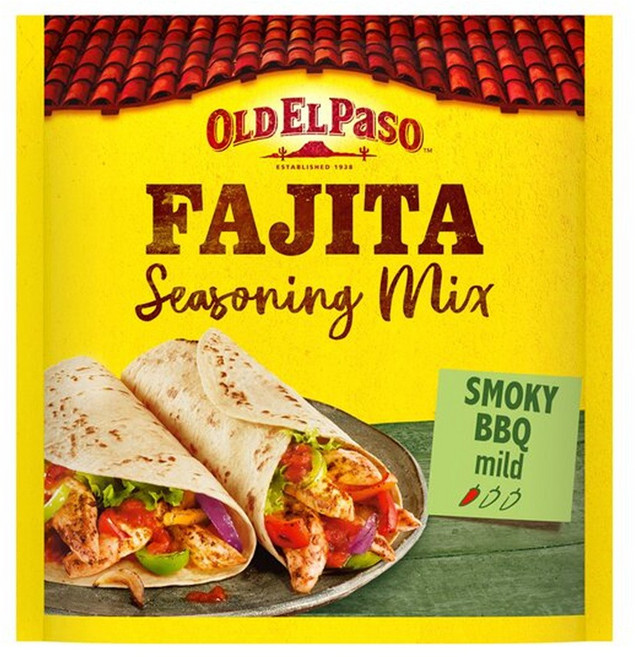 Old El Paso 올드엘파소 스모키 비비큐 파히타 시즈닝 믹스 35g 8팩, 8개