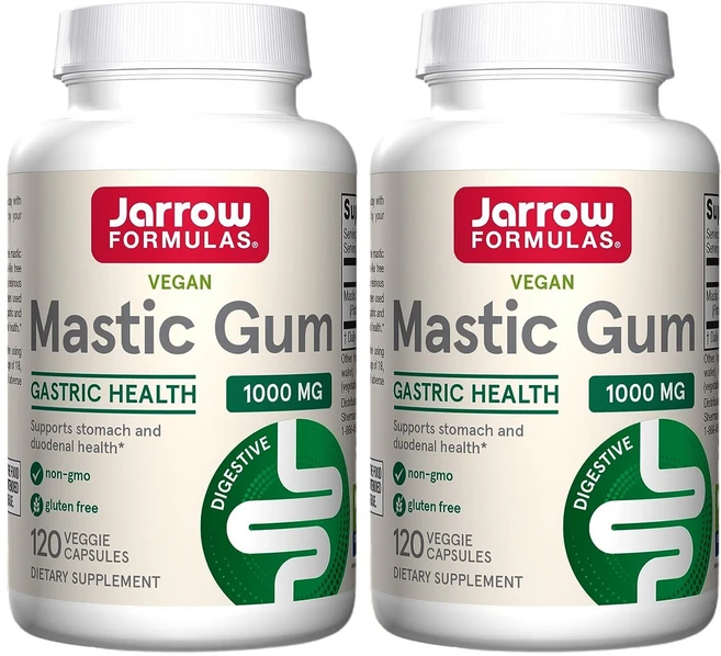 재로우 매스틱 검 1000mg 베지 캡슐, 120정, 2개 - 쿠팡