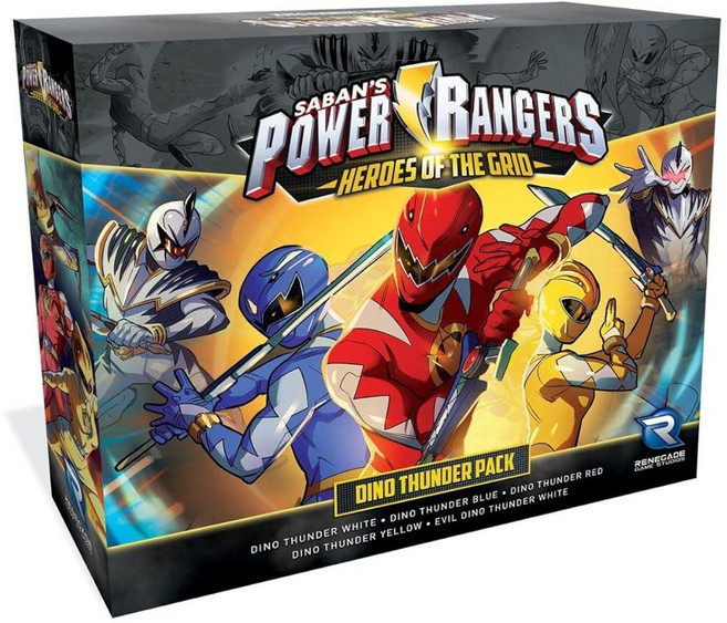 Renegade Game Studios 파워 레인저 히어로즈 오브 더 그리드 공룡 썬더 확장판 플레이어 2-5명, Renegade Game Studios 파워 레인저 히