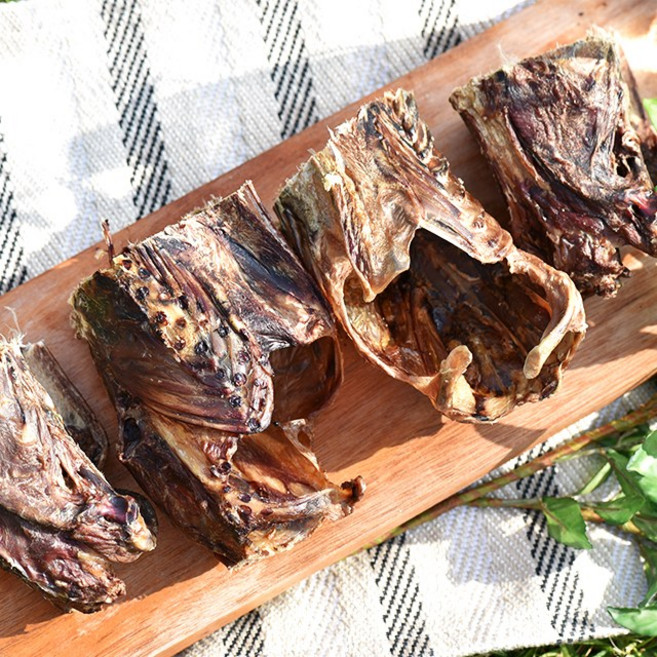 [파피앤덕 ] 절단오리몸통 4p 강아지 수제간식 개껌 무방부제 대용량, 통오리몸통/2p