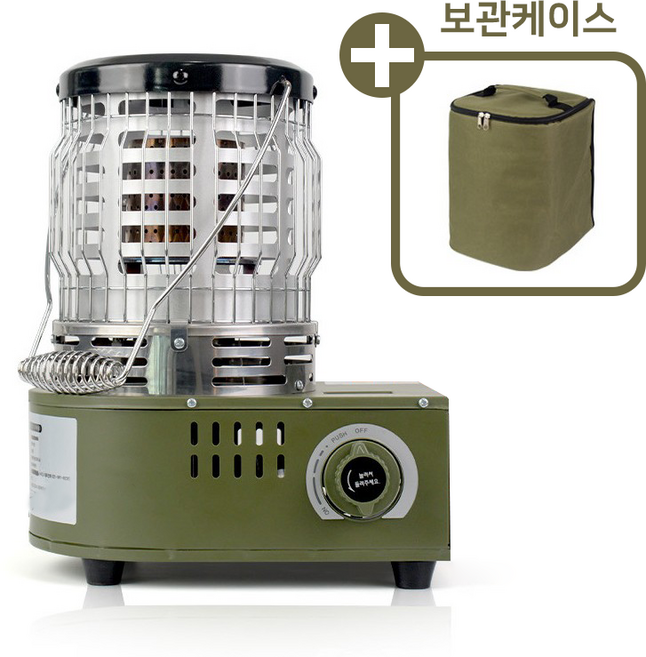 젠텍 지티케이 휴대용 부탄 가스난로 캠핑 낚시히터 국내생산 GT-B230, 단품