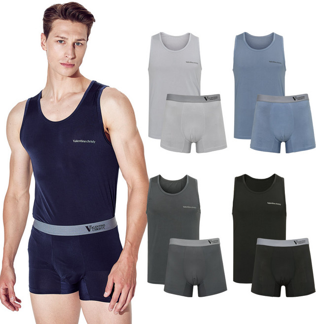 발렌티노크리스티 흡한속건 쿨 런닝 드로즈 팬티 상하 10매세트
