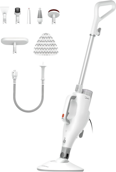 마이디어 2in1 물통 분리형 스팀청소기, SC20B, 화이트