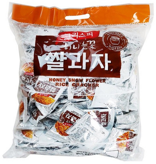 크리스피 허니 눈꽃 쌀과자, 600g, 1개