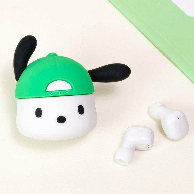 산리오 포차코 피규어 무선 블루투스 이어폰 커널형, 단품, 단품