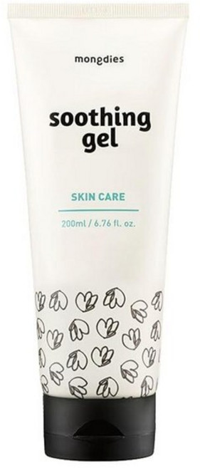 MON 온gdies 베이비 수딩 젤 | 민감한 피부를 위한 쿨링 및 진정 워터 끈적이지 않는 경량 모이스처라이저 히알루론산 판테놀 비건 EWG 그린 199.9ml(6.7온스), 6.76 Fl Oz (Pack of 1), 1