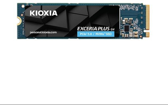 KIOXIA EXCERIA PLUS G4 2TB NVMe SSD, EXCERIA PLUS G4 2TB SSD M.2 2280, 1GB
