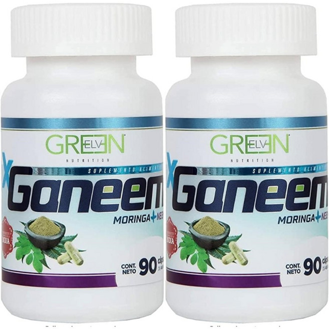 Green Elv Ganeem Moringa 알리포텍 모링가 가님 칼륨보조제 90캡슐 2팩, 2개, 90정