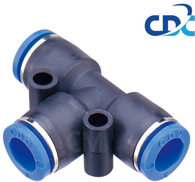 씨디씨 CDC 첨단 국산 에어 원터치 피팅 휘팅 유공압부속 PUT 4mm 6mm 8mm 10mm 12mm 16mm 에어공구, PUT 800, 1개