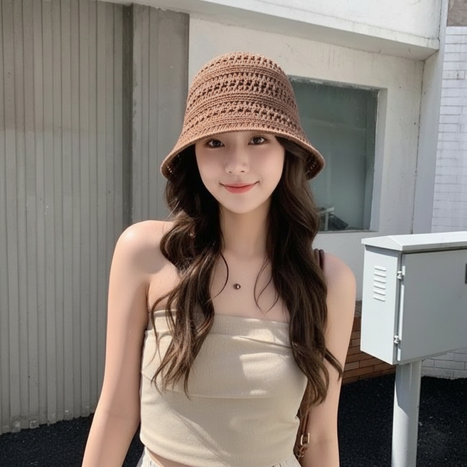 SODAM 마리 버킷햇 벙거지모자 햇빛차단모자