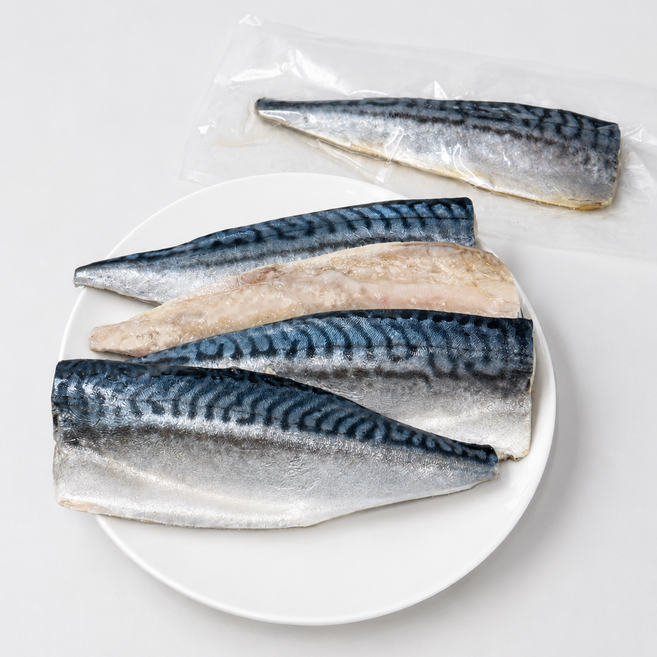오롯이식탁 노르웨이 가시없는 순살 고등어 냉동 생선구이용, 1개, 1kg