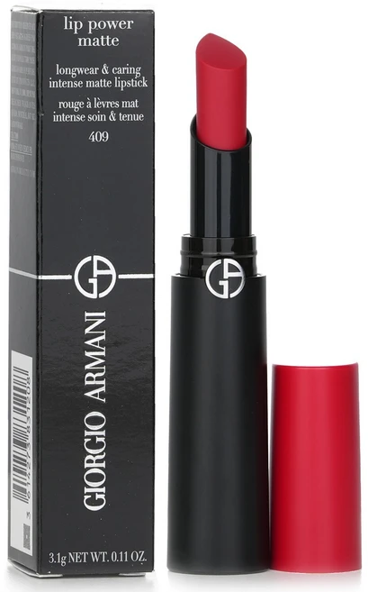 [백화점제품] 아르마니 립 파워 마뜨 3.1g 립스틱, 409호 일렉트릭, 1개 - 쿠팡