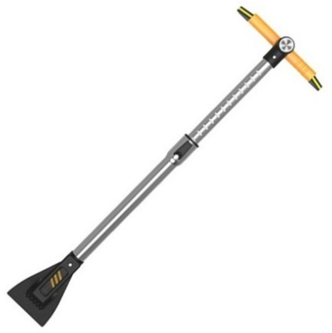 지게차 눈삽 제설 다기능 빗자루 조절 가능한 스노우 셔블 도구 앞 유리 브러쉬 40GF, 1개