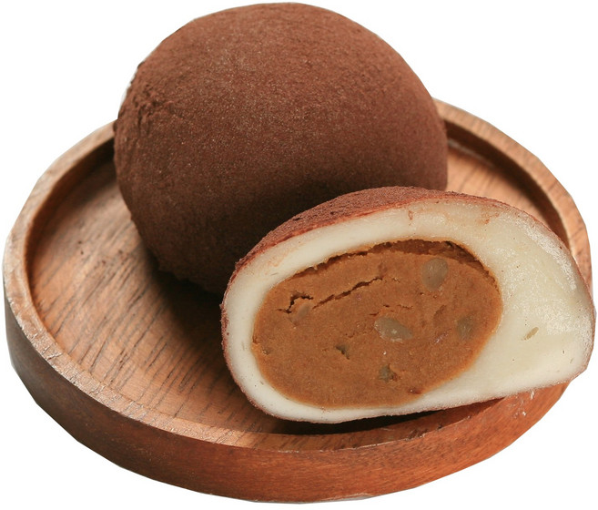 [모이서울] 쫀득 담백 고급스러운 수제 커피모찌 찹쌀떡 싱글구성(보냉백 포장 냉장배송), 55g, 24개