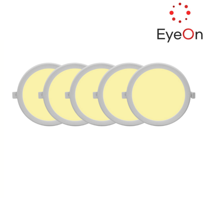 아이온 AS2년 6인치 다운라이트 15W 아주밝음 벌레방지 방습 플리커프리 매입등 매립등, 5개, 전구색(노랑색)