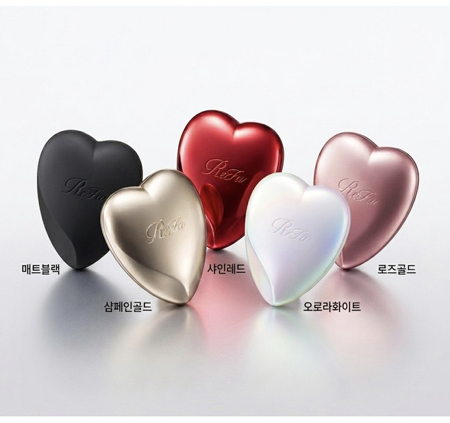 리파 하트 브러쉬, 오로라화이트, 1개
